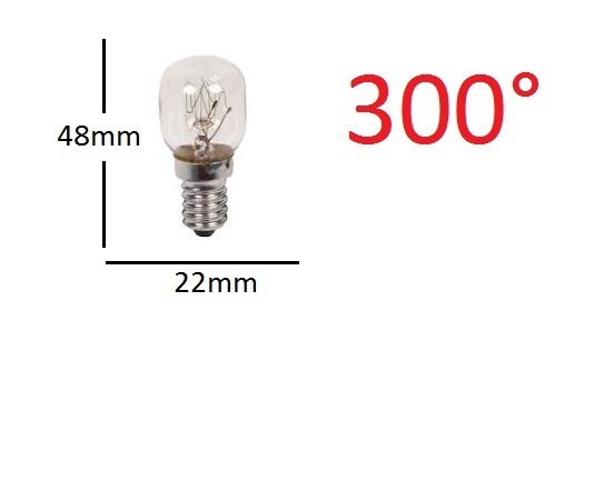 Ampoule de four E14 15W 22X48 300°