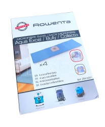 4x sacs microfibre d'origine aspirateur ROWENTA RU 605 COLLECTO