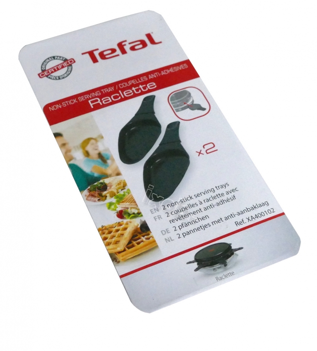 2 coupelles ovale TEFAL 7822402 - APPAREIL RACLETTE JOUR DE FETE TYPE 1166 SERIE 3