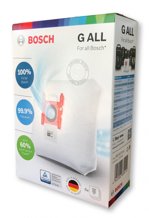 4 sacs type G-all aspirateur BOSCH BSGL32260/03