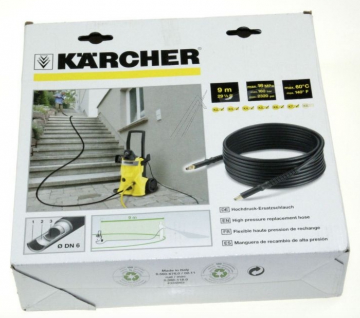 Rallonge 9m tuyau KARCHER K220 M +