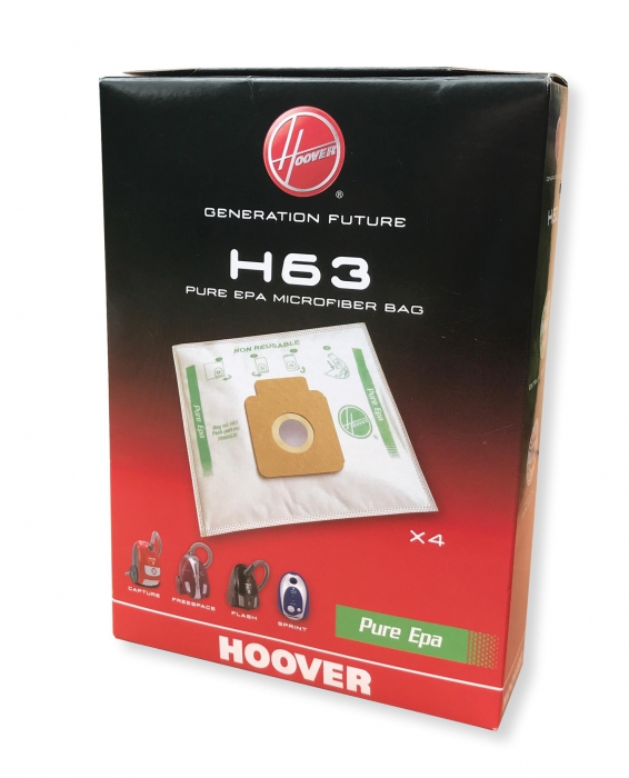 5x Sacs D'aspirateur Pour Hoover Brave Bv30 (Papier)